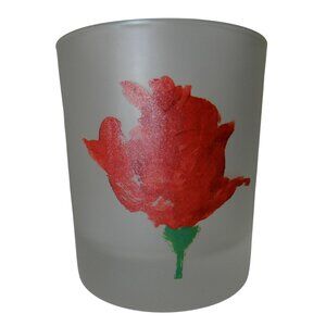 Dartington Double Old Fashioned Spring Time Flowers Drinking Glass Floral Design